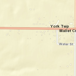 Mallet Creek Ohio Street Map