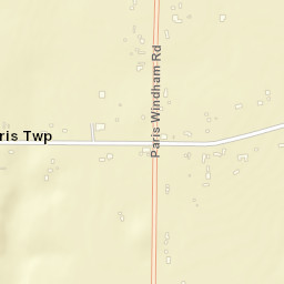 Paris Ohio Street Map