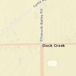 Duck Creek Ohio Street Map