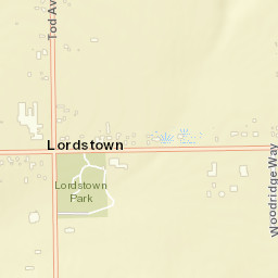 Lordstown Ohio Street Map