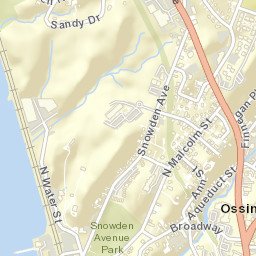 Ossining New York Street Map
