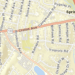 Claremont New York Street Map