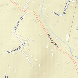 Daniels Mill Connecticut Street Map