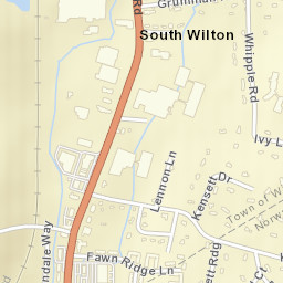 South Wilton Connecticut Street Map