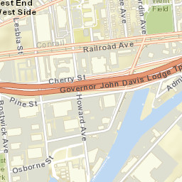 Bridgeport Connecticut Street Map