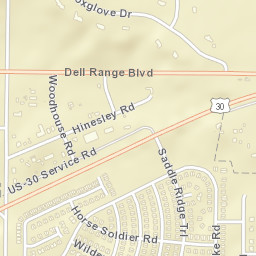 3901 Gunsmoke Rd Cheyenne, Wyoming Street Map