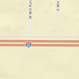 Lincoln Hwy Burns WY 82053 Street Map