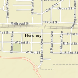 Lincoln Avenue, Hershey, NE 69143, USA Street Map
