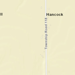 Hancock Ohio Street Map