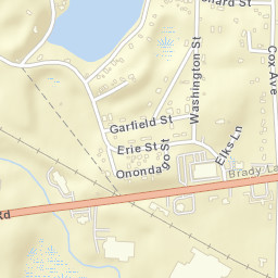 Brady Lake Ohio Street Map