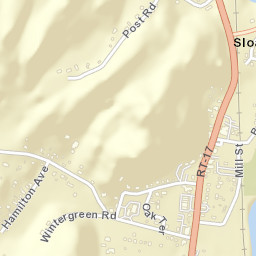Sloatsburg New York Street Map