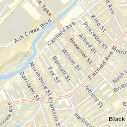 Black Rock Connecticut Street Map