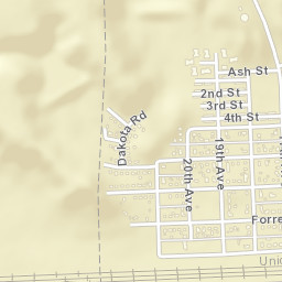 1736 Forrest Street Sidney NE 69162 Street Map