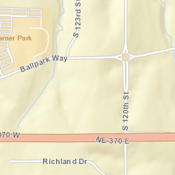 S 128th Street, Papillion, NE 68046 Street Map