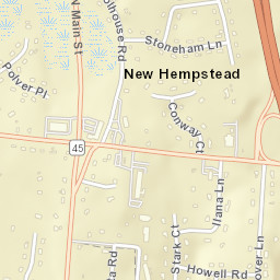 New Hampstead New York Street Map