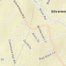 Silvermine Connecticut Street Map