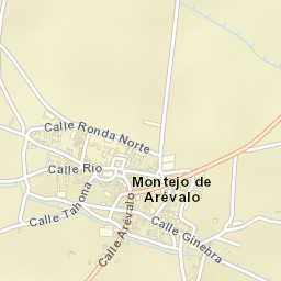 Montejo de Arévalo Street Map