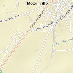 Mozoncillo Street Map