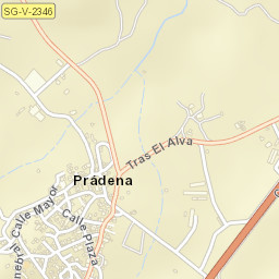 Prádena Street Map