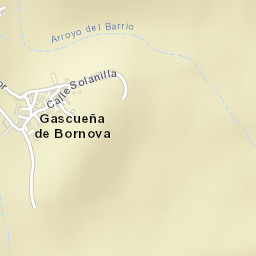Gascueña de Bornova Street Map