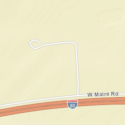 Interstate 80, Sutherland, NE 69165, USA Street Map