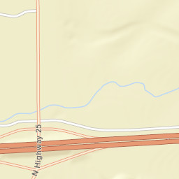 Nebraska 25 & Interstate 80, Sutherland, NE Street Map