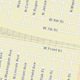 500-548 North Lincoln Avenue, North Platte Street Map