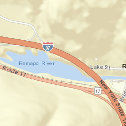 Ramapo New York Street Map