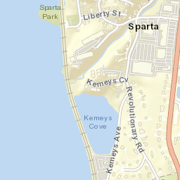 Sparta New York Street Map
