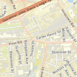 Fairfield Connecticut Street Map