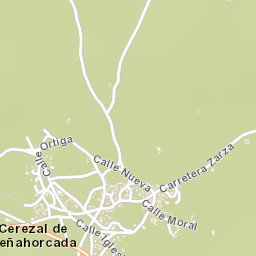 Cerezal de Peñahorcada Street Map