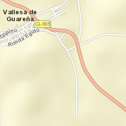 Vallesa de la Guareña Street Map