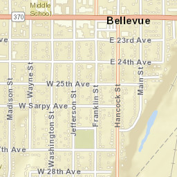2278-2298 S Washington St Bellevue Street Map