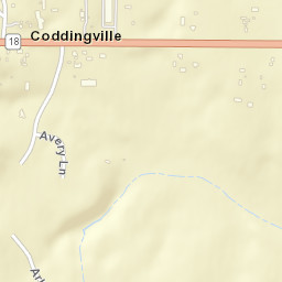Coddingville Ohio Street Map