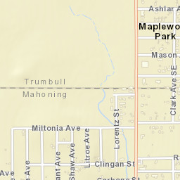 Maplewood Park Ohio Street Map