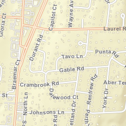 Durant New York Street Map