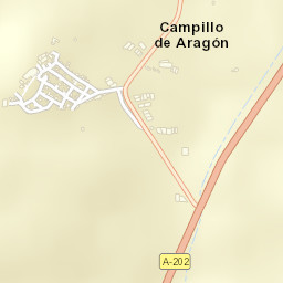 Campillo de Aragón Street Map