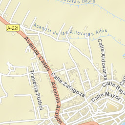 Maella Street Map