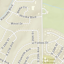 12173 S 26th St Offutt AFB Nebraska Street Map