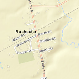 Rochester Ohio Street Map
