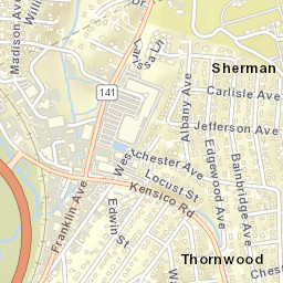 Thornwood New York Street Map