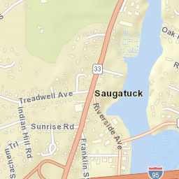 Saugatuck Connecticut Street Map