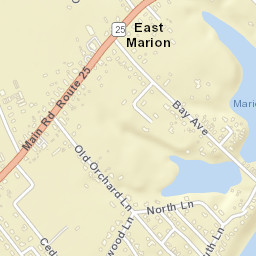 East Marion New York Street Map