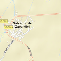 Salvador de Zapardiel Street Map