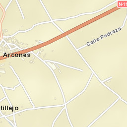 Arcones Street Map