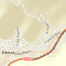 Daroca Street Map