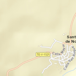 Santa Cruz de Nogueras Street Map