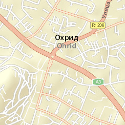 Ohrid Street Map