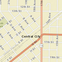 1518-1598 17th Avenue, Central City, NE Street Map