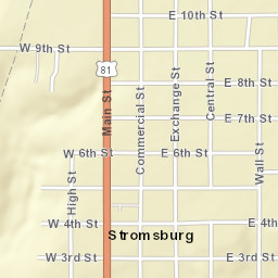 110-198 5th St Stromsburg NE 68666 Street Map